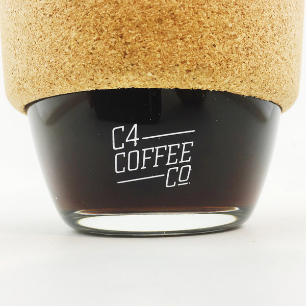 Keep Cup Brew Glass with Cork Band  C4 Coffee Co. - 2