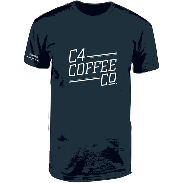 T Shirt C4 Coffee Co Mens