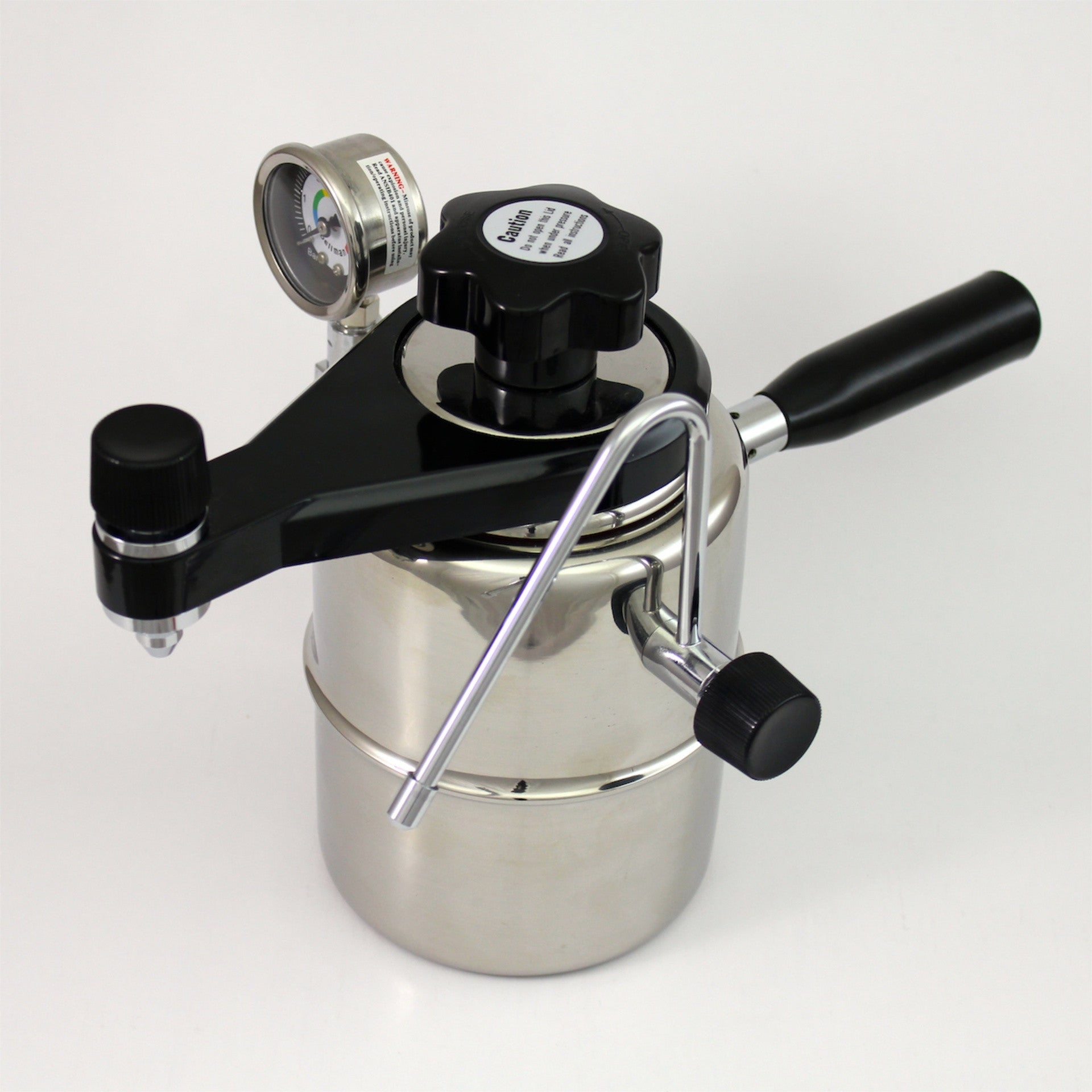 BELLMAN Stovetop Espresso & Cappuccino Maker with Pressure Gauge – Someware