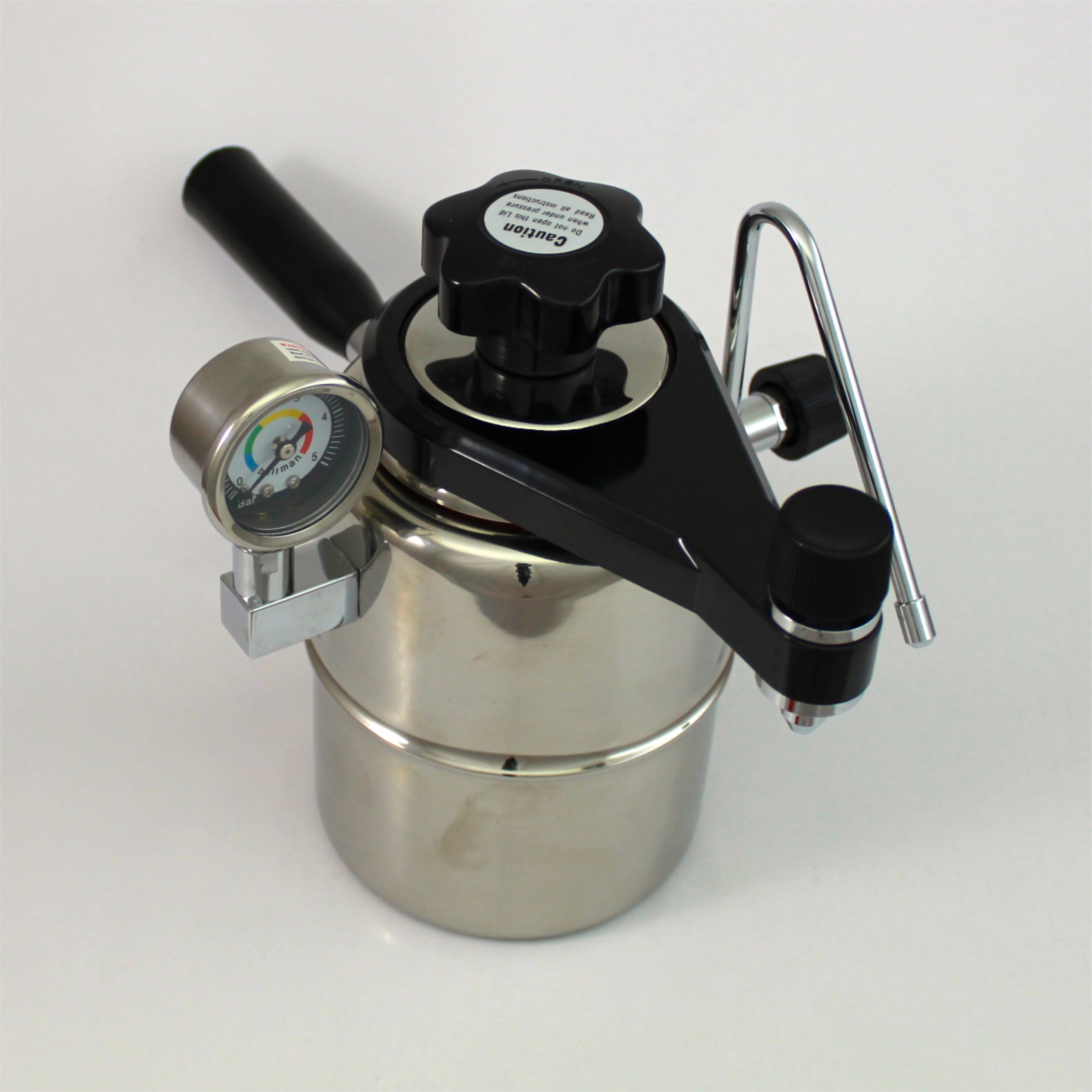 Bellman  Stovetop Espresso Maker & Steamer w. Pressure Gauge - Cafuné  Boutique