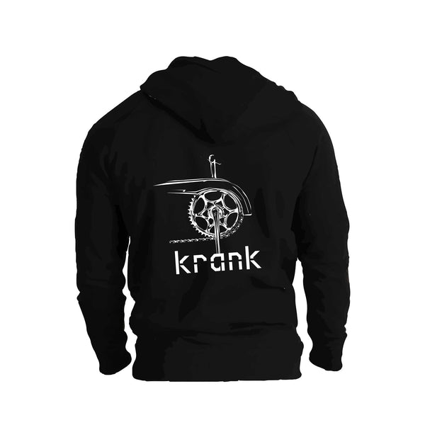 Hoodie: Krank Print - Black (Unisex)