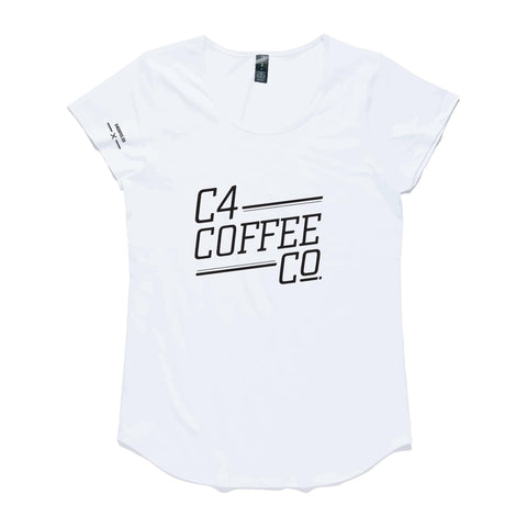 T Shirt C4 Coffee Co Womans  C4 Coffee Co. - 1